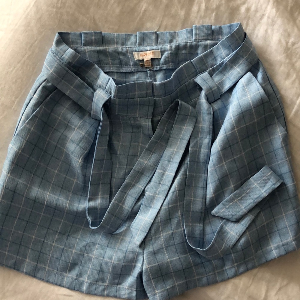 Plaid shorts